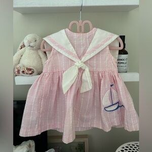 Vintage Toddler Sailor Summer Dress